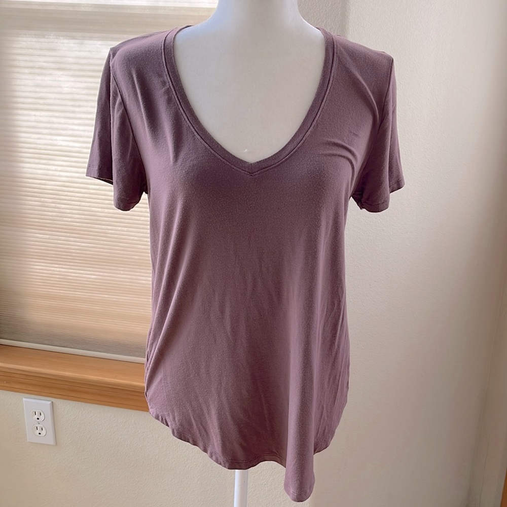 Abercrombie Drapey V-Neck Tee